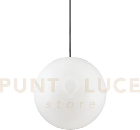 Sole sospensione per esterni 1 luce attacco e27 ip44 sfera in plast...