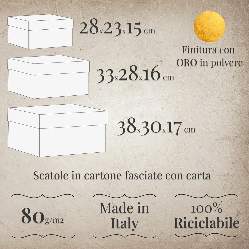 Scatole regalo in set da 3 Air Baloons - Kartos