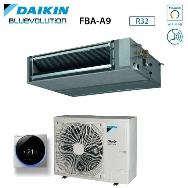 Climatizzatore Condizionatore Daikin Bluevolution Canalizzato Media Prevalenza 36000 Btu FBA100A + RZAG100NY1 Trifase R-32 Wi-Fi Optional