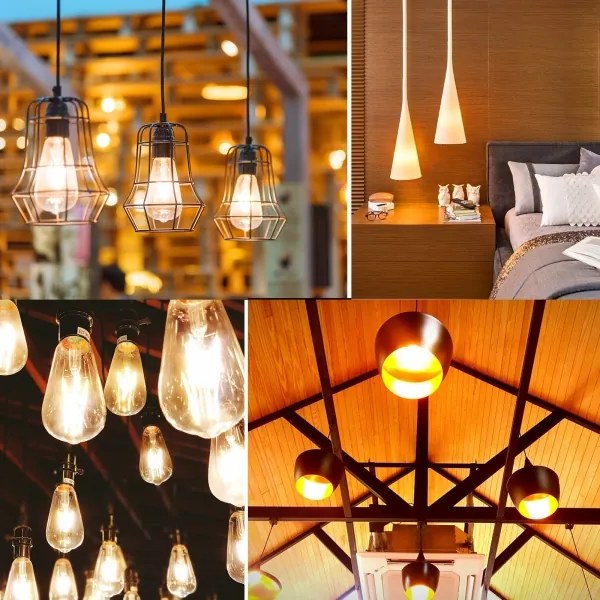 Lampadina LED ST64 E27/8W/230V 2700K - Aigostar