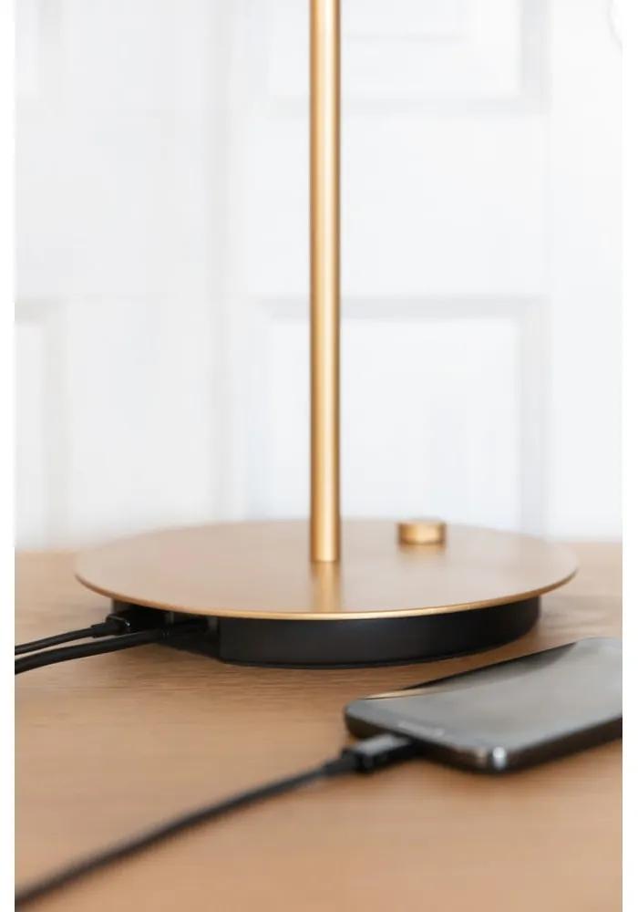 Lampada da tavolo dimmerabile a LED arancione con paralume in metallo (altezza 41,5 cm) Asteria Table - UMAGE