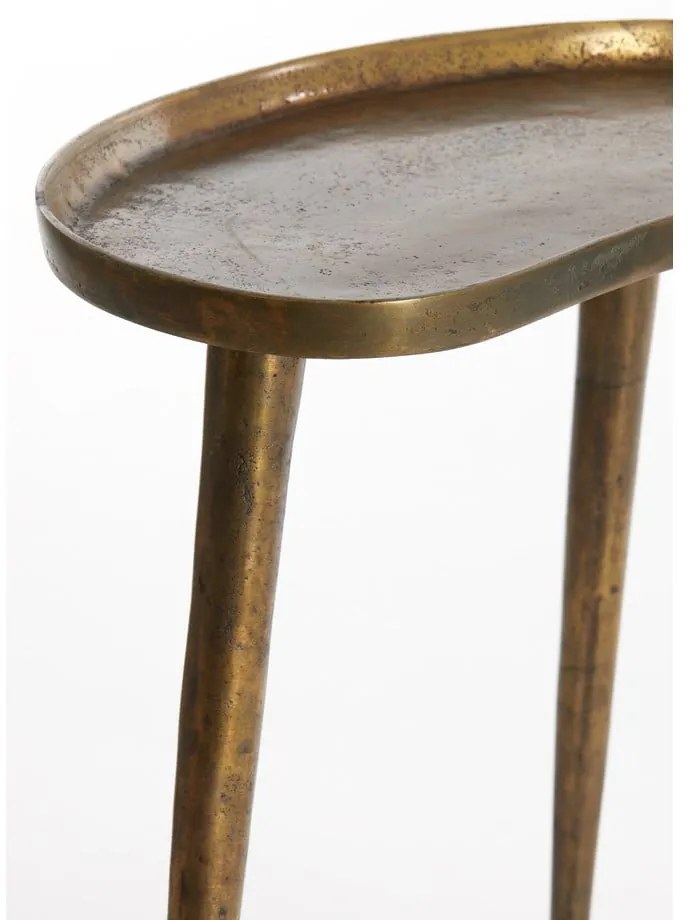 Tavolino da salotto in metallo 30x53 cm Lienz - Light &amp; Living