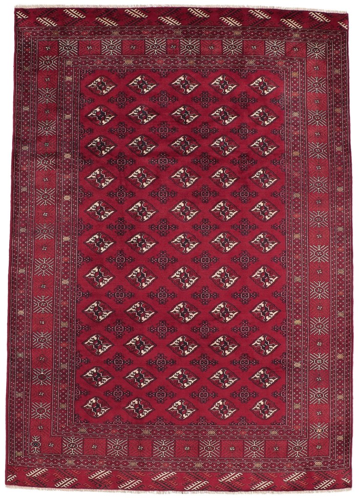 Turkmen Tappeto 230x310 (Iran) Annodato A Mano
