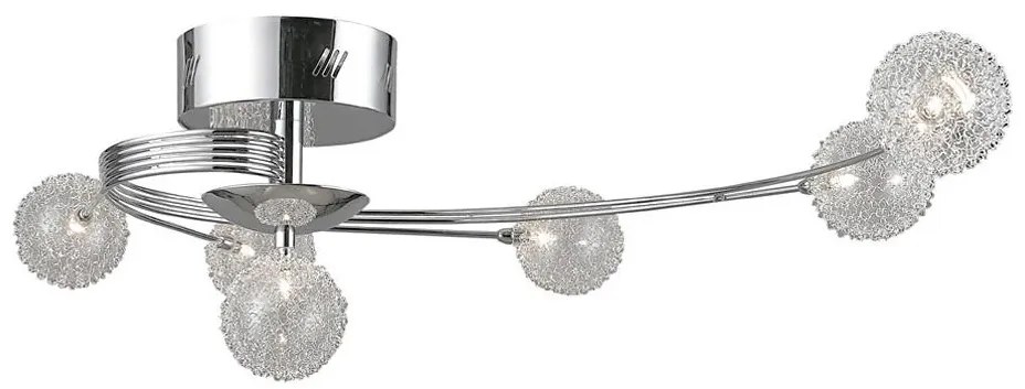 LUXERA 46010 - Lampadario fisso CASCADA 6xG4/20W/230V