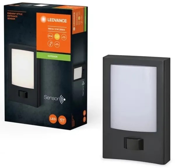 Ledvance - LED Applique da esterno con sensore ENDURA STYLE LED/13W/230V
