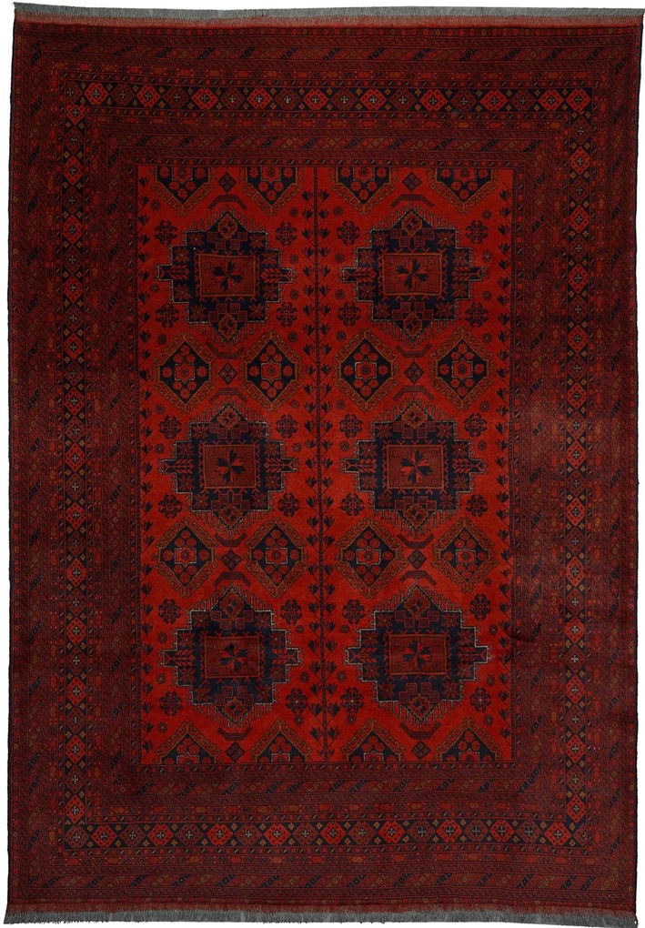 Afghan Tappeto 290x210 Rosso (Afghanistan) Annodato A Mano