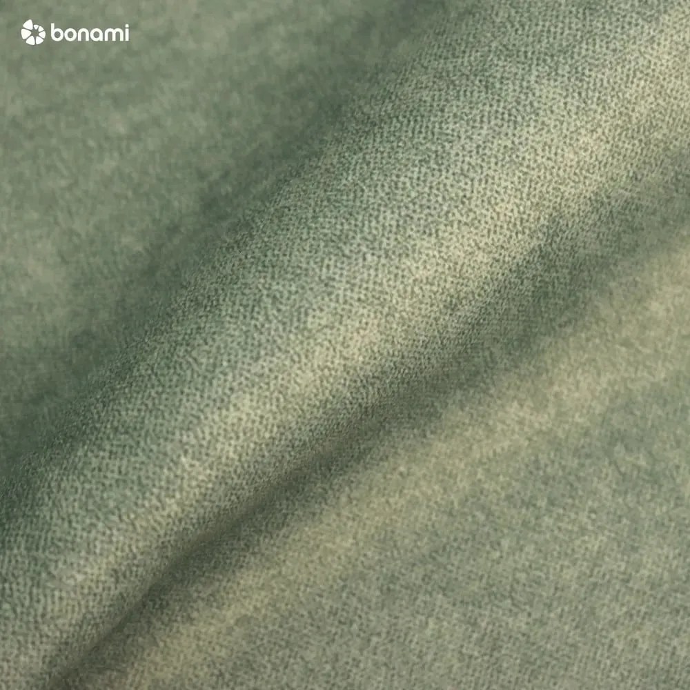 Letto matrimoniale imbottito verde con griglia 180x200 cm Tulsa - Ropez