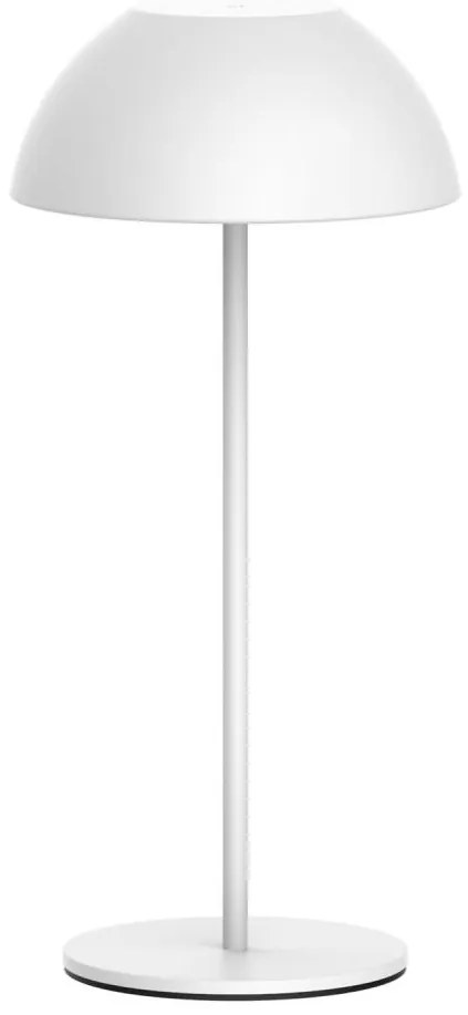 Lampada da tavolo LED dimmerabile TANZANIA LED/1,8W/5V USB 1800 mAh IP44 bianco