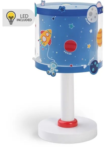 Dalber 41341N - Lampada LED per bambini PLANETS 1xG4/4W/230V blu