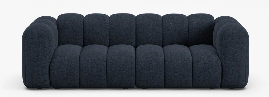 Divano Lupine 3 posti in tessuto chenille – L230 cm