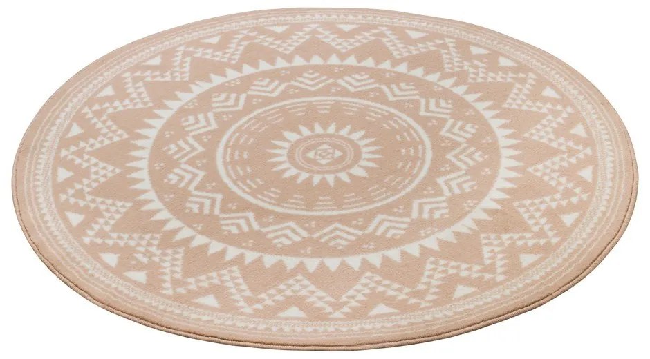 Tappeto rotondo beige ø 140 cm Valencia - Hanse Home