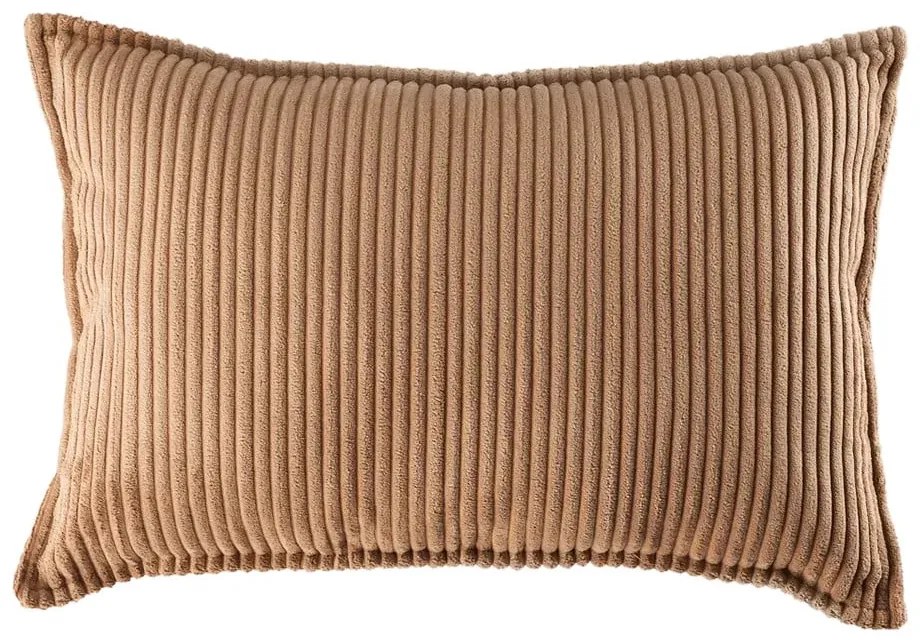 Cuscino per divano da bambini marrone con rivestimento in velluto a coste Bolster – Wigiwama