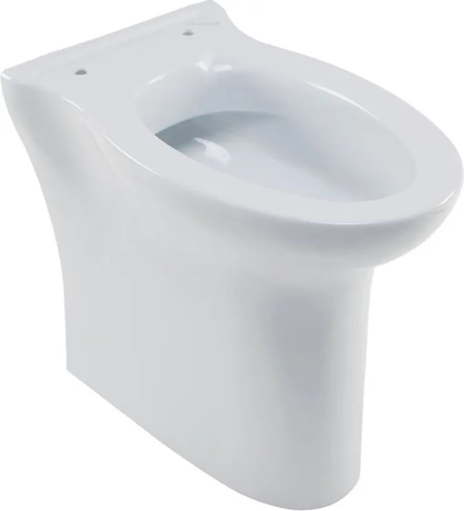 Vaso WC filomuro PONTE GIULIO rossari2, sedile escluso P 60 x L 37 x H 47 cm bianco lucido