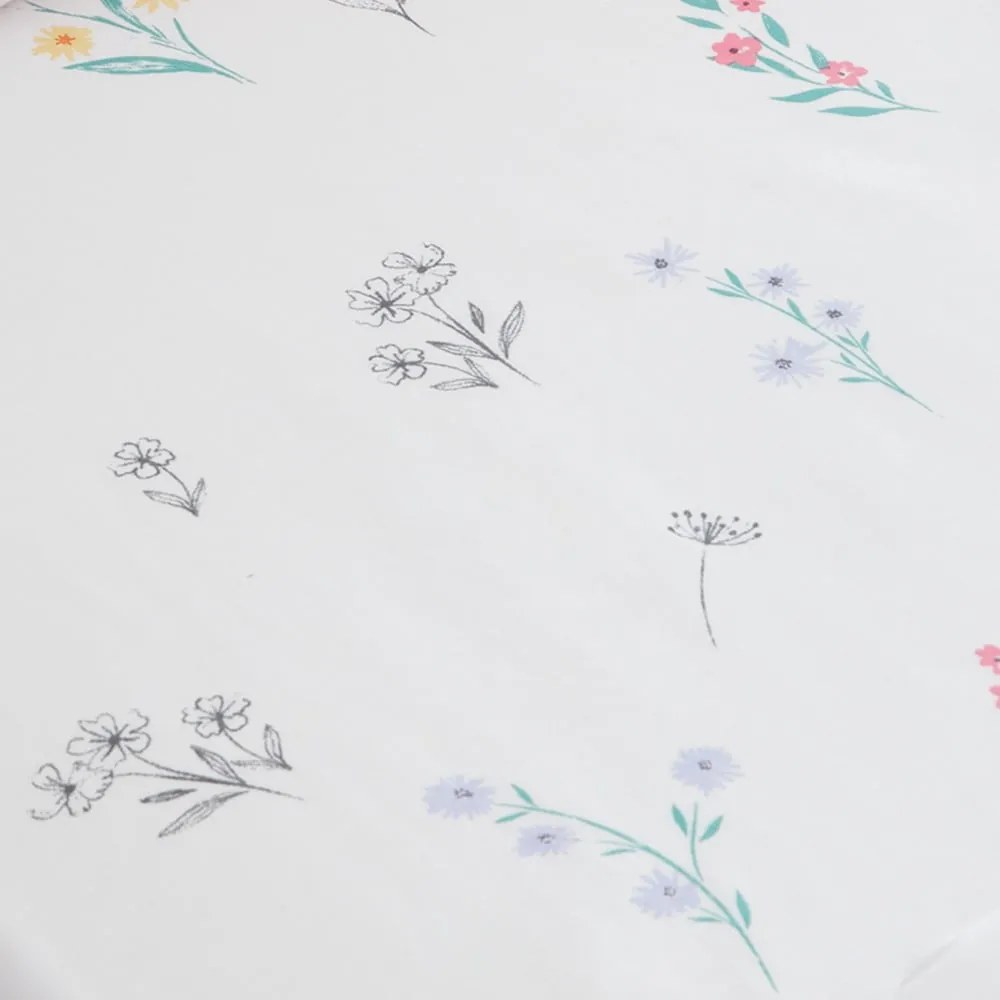 Lenzuolo con angoli per bambini bianco per culla 70x140 cm Bunny Tails Ditsy Flowers – Catherine Lansfield