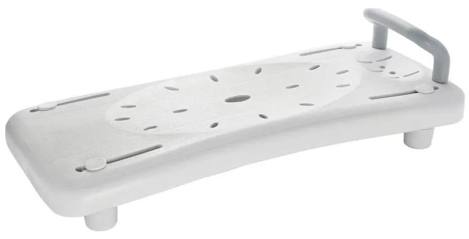 Ridder - Sedile per vasca con maniglia 31x70 cm bianco