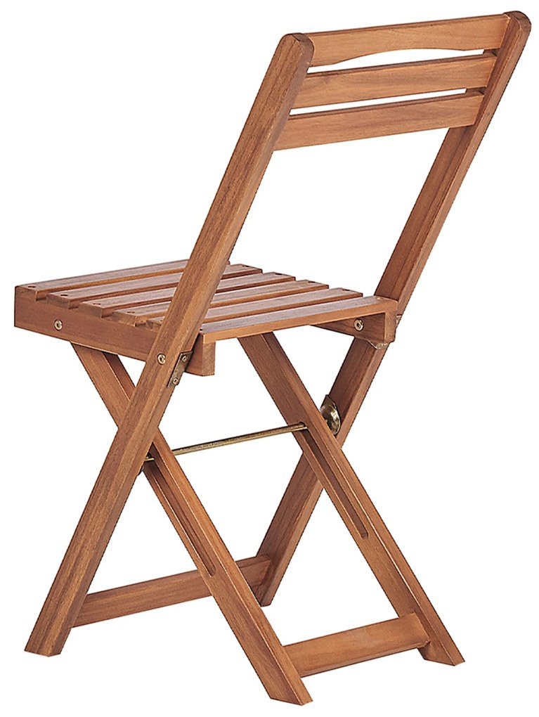 Set bistrot da giardino in legno di acacia LENOLA Beliani