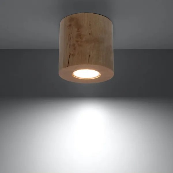 Sollux SL.0492 - Faretto ORBIS 1xGU10/10W/230V legno