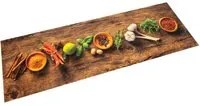 Tappeto da Cucina Lavabile Spezie 45x150 cm Velluto 4005605