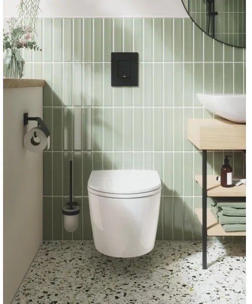 GROHE 389662430 - Pulsante di scarico EVEN 156 × 197 mm nero