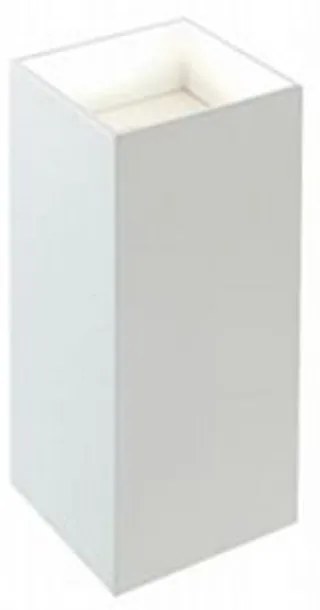 Applique Da Esterno Moderna Tower Alluminio E Vetro Bianco Led 6,6W 3000K