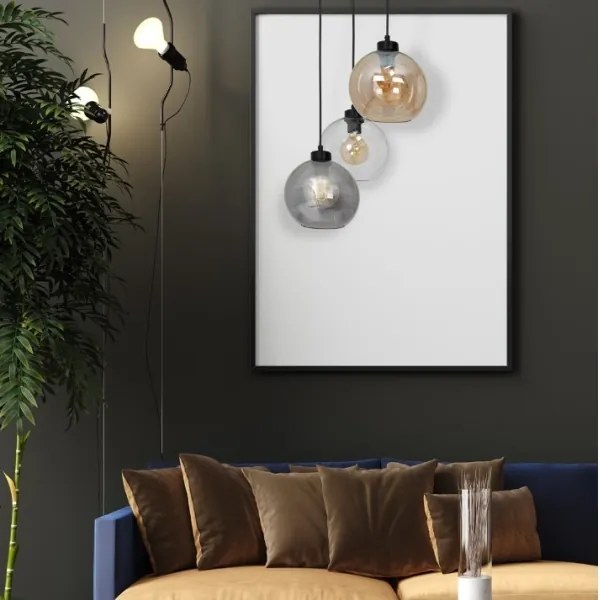 Lampadario su filo SOFIA 3xE27/60W/230V mix