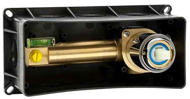 Miscelatore lavabo incasso serie Italia cromo con corpo di incasso