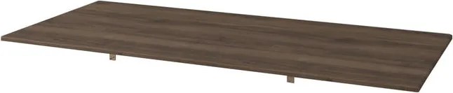 Top per lavabo Domino BADEN HAUS L 101 x H 1 x P 46 cm noce mdf