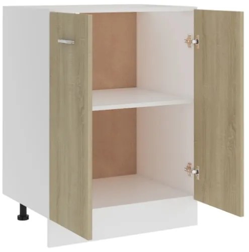 Armadio Inferiore Rovere Sonoma 60x46x81,5 cm in Truciolato