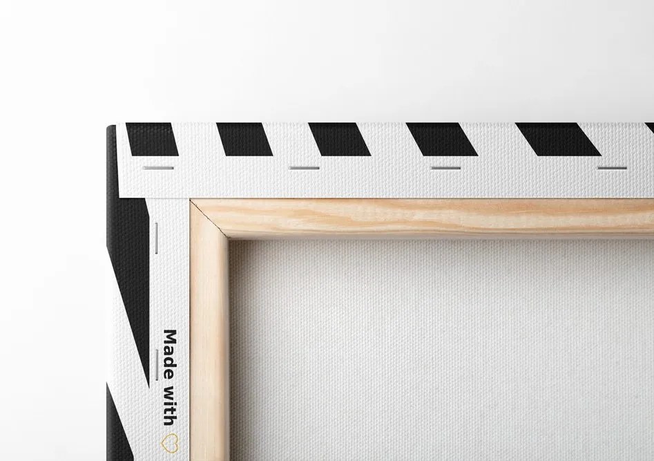 Stampa su tela – Illusione in bianco e nero