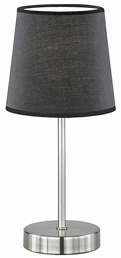 Wofi 8324.01.10.0000 - Lampada da tavolo CESENA 1xE14/42W/230V nero