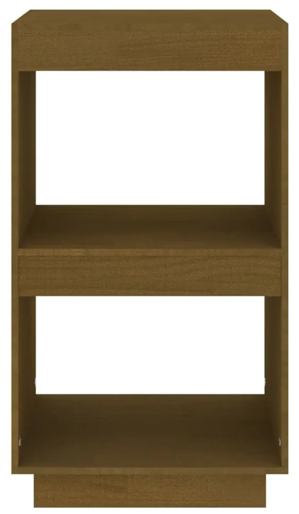 Libreria marrone miele 40x35x71 cm in legno massello di pino