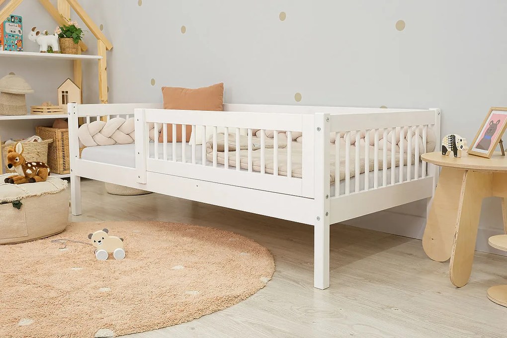 Letto per bambini Teddy Plus - bianco - letto 160x80 cm