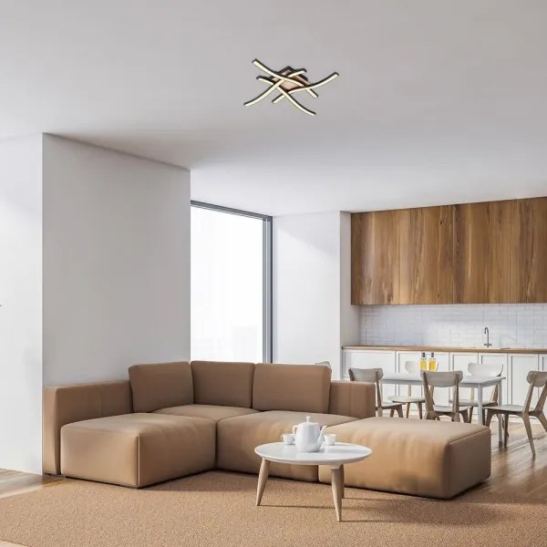 Rabalux 2281 - Lampadario LED a plafone HEIMDALL 4xLED/20W/230V