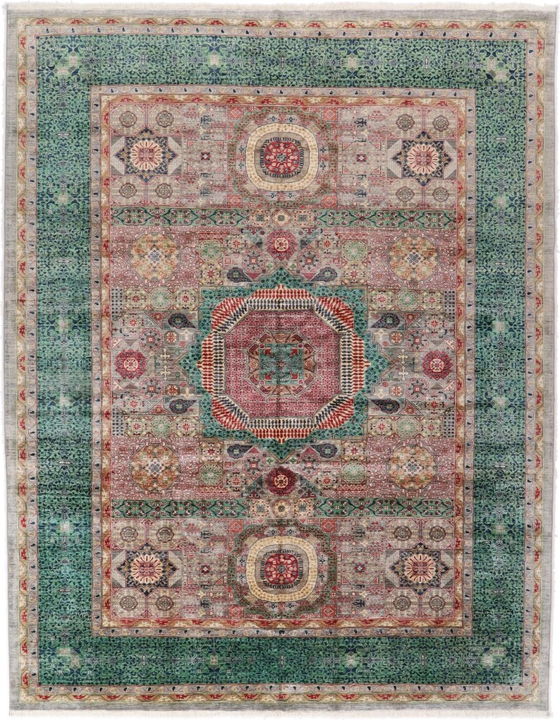 Mamluk Tappeto orientale 280 x 360 (Pakistan) Annodato A Mano