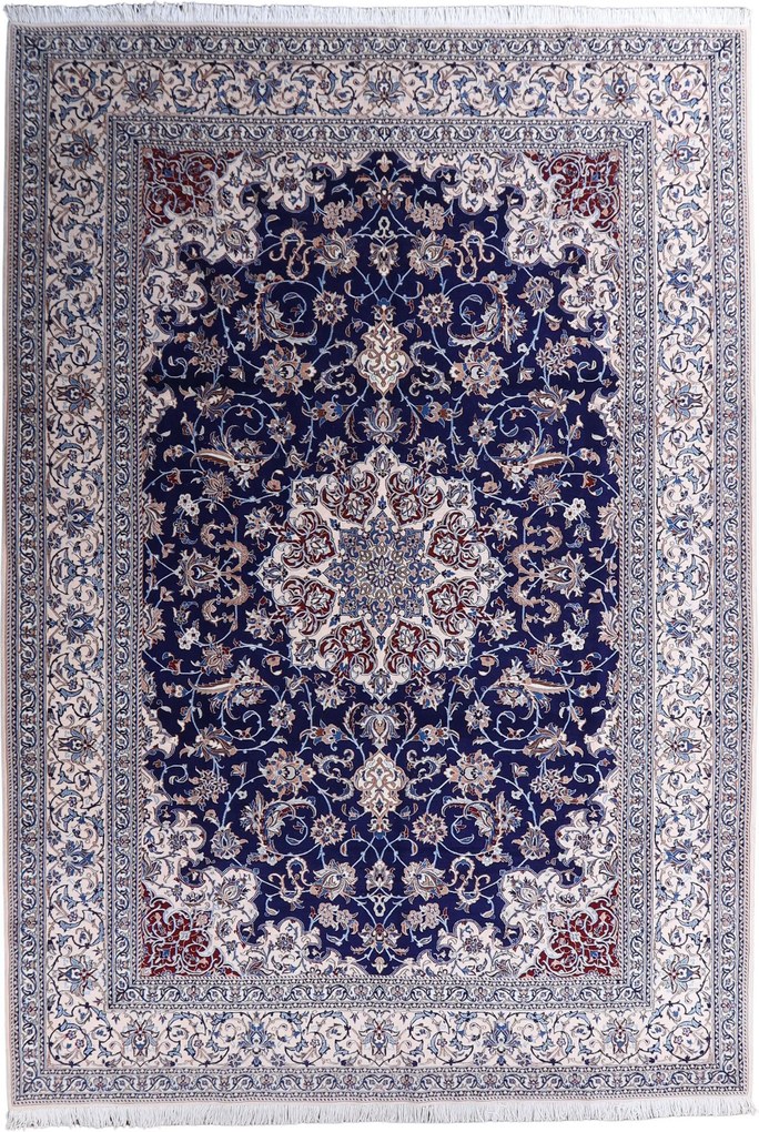 Nain Tappeto 370x260 (Iran) Annodato A Mano