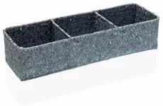 Cestino Multiuso Versa Azzurro Alghe marine (12 x 8 x 36 cm)