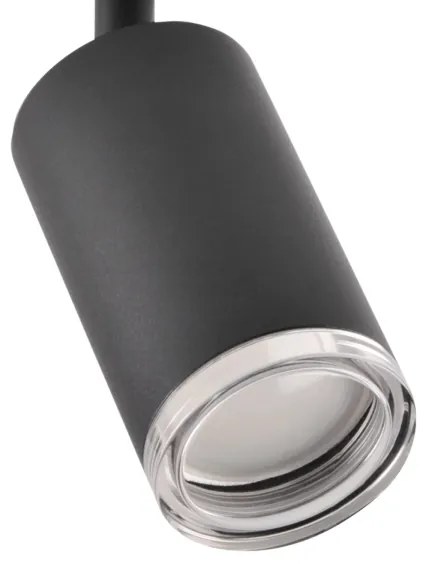 Luce Spot da bagno TURYN 6xGU10/10W/230V IP44 nero