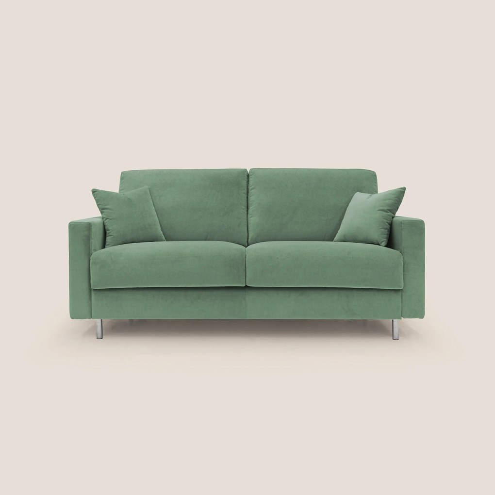 Andromeda divano letto moderno in pregiato velluto LUXURY