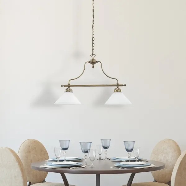 Rabalux 2707 - Lampadario a sospensione con catena MARIAN 2xE27/60W/230V