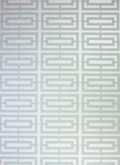Osborne & Little Carta da parati Kikko Trellis - Aqua