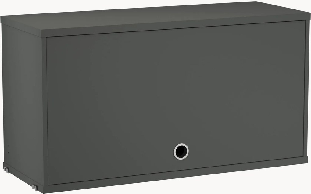 Armadietto con anta ribaltabile String System, larg. 78 x prof. 30 cm