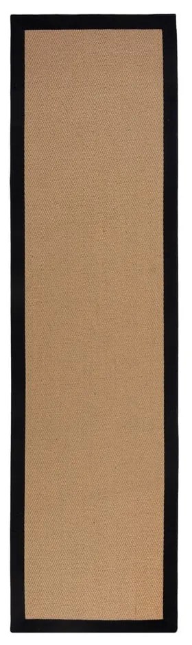 Runner in iuta di colore naturale 60x600 cm Kira - Flair Rugs