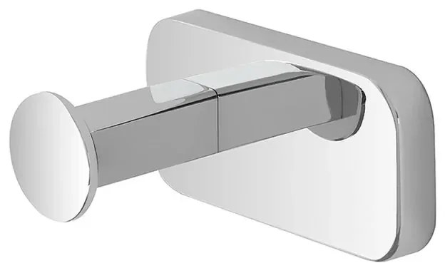 Appendino portasciugamani in acciaio inox con doppio fissaggio