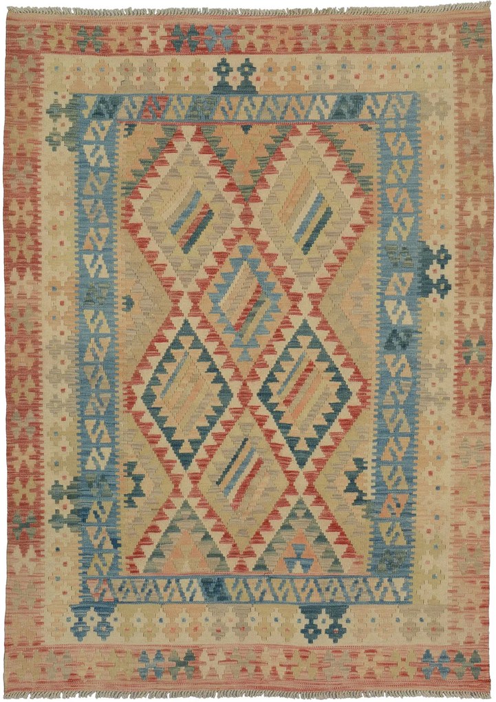 Kilim Tappeto orientale 180 x 130 Beige (Afghanistan) Tessuto A Mano