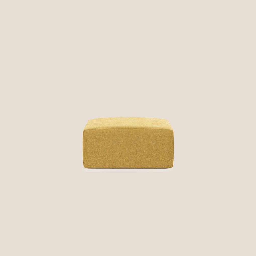 Nettuno modulo pouf in morbido tessuto bouclè T07