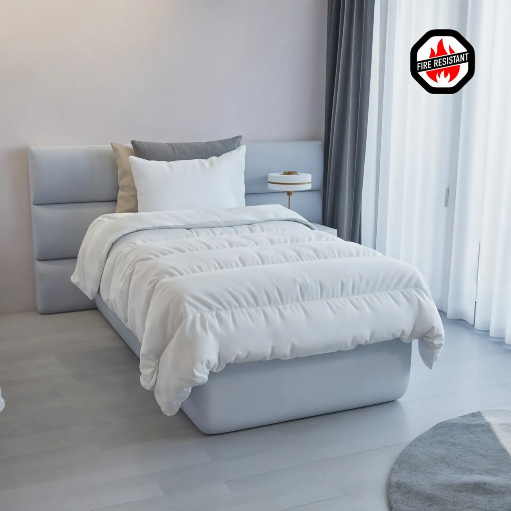 Piumino invernale 1 piazza e mezza ignifugo Datex