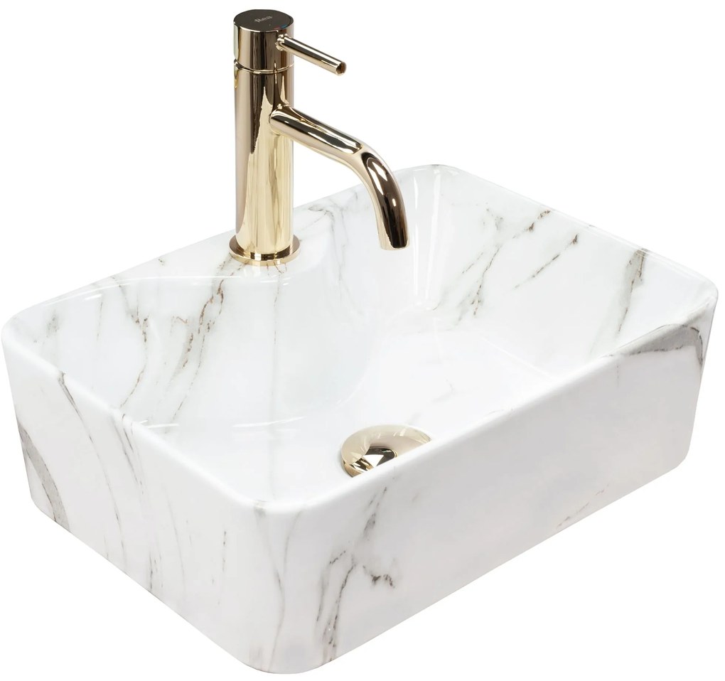 Lavabo da appoggio REA Kelly Mini Aiax Shiny