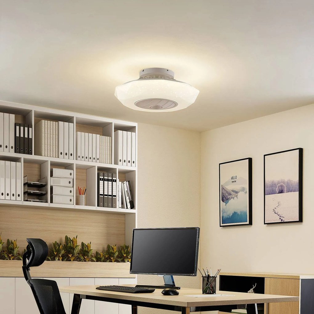 Lindby Elima ventilatore da soffitto LED