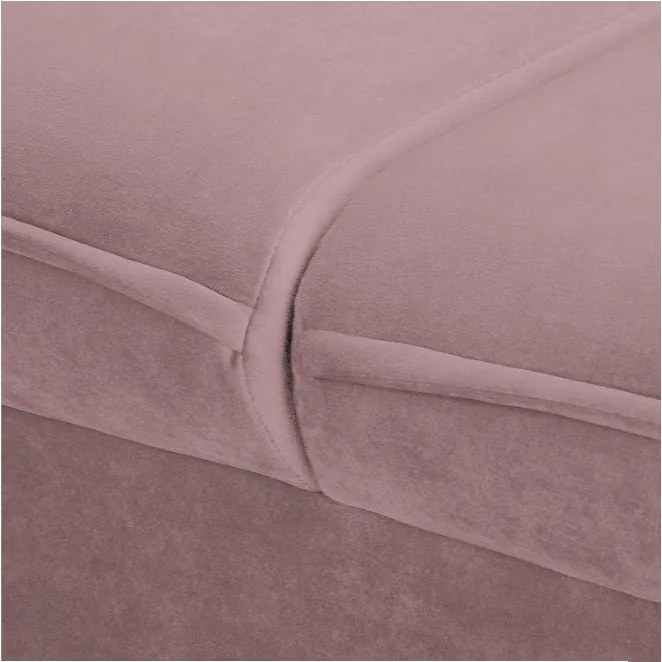 Divano lavanda con rivestimento in velluto 138 cm Juli – Ropez