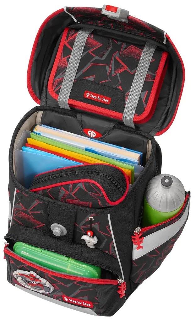 Zaino scuola SPACE - set da 5 pezzi, Step by Step Ninja Yuma